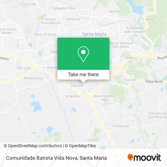 Comunidade Batista Vida Nova map