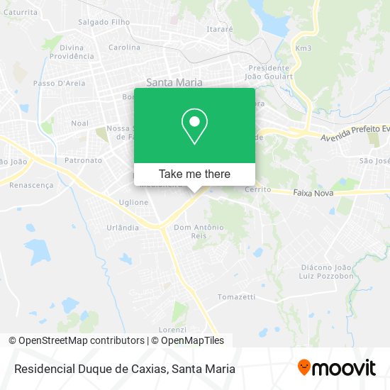Residencial Duque de Caxias map