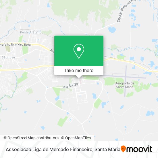 Mapa Associacao Liga de Mercado Financeiro