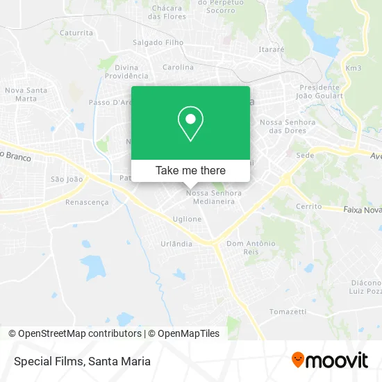 Special Films map