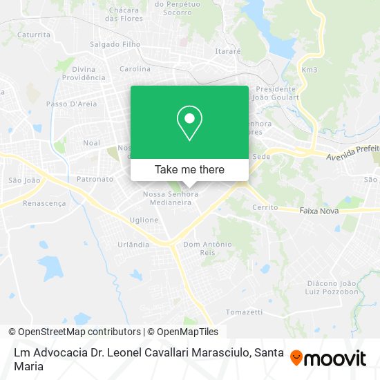 Mapa Lm Advocacia Dr. Leonel Cavallari Marasciulo