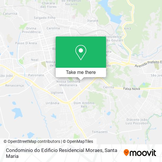 Mapa Condominio do Edificio Residencial Moraes