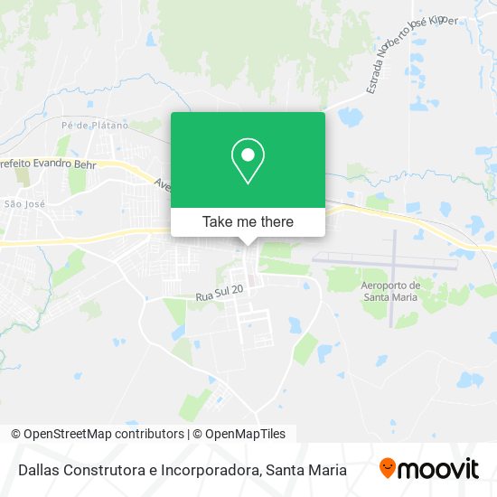 Mapa Dallas Construtora e Incorporadora