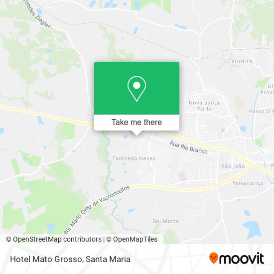 Hotel Mato Grosso map