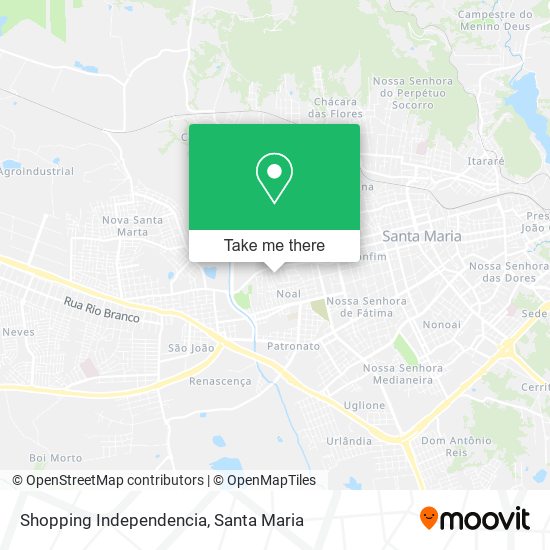 Mapa Shopping Independencia