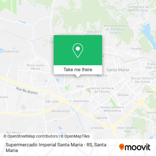 Supermercado Imperial Santa Maria - RS map