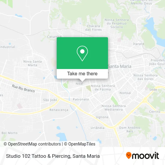 Studio 102 Tattoo & Piercing map
