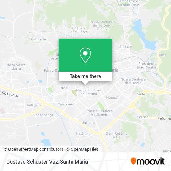 Gustavo Schuster Vaz map