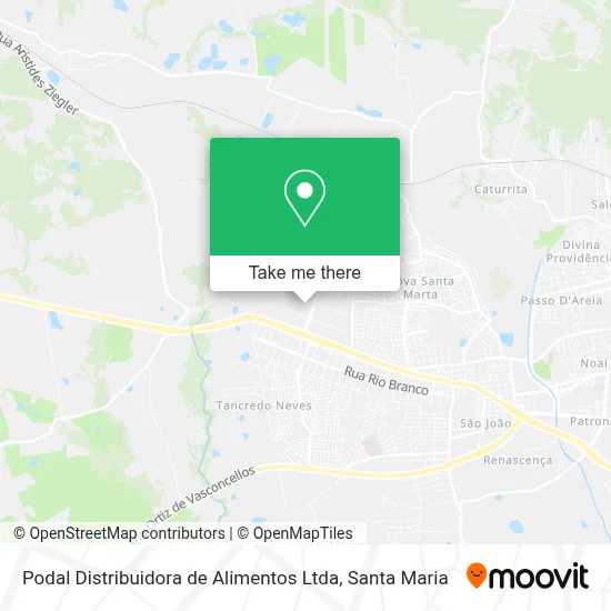 Podal Distribuidora de Alimentos Ltda map