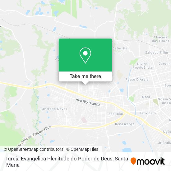 Mapa Igreja Evangelica Plenitude do Poder de Deus