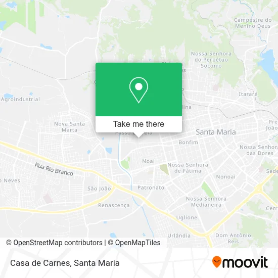 Casa de Carnes map