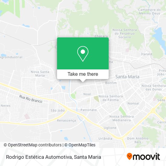 Rodrigo Estética Automotiva map