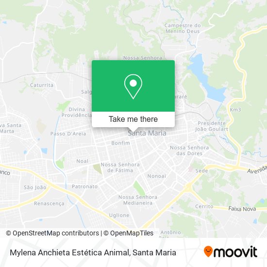 Mylena Anchieta Estética Animal map