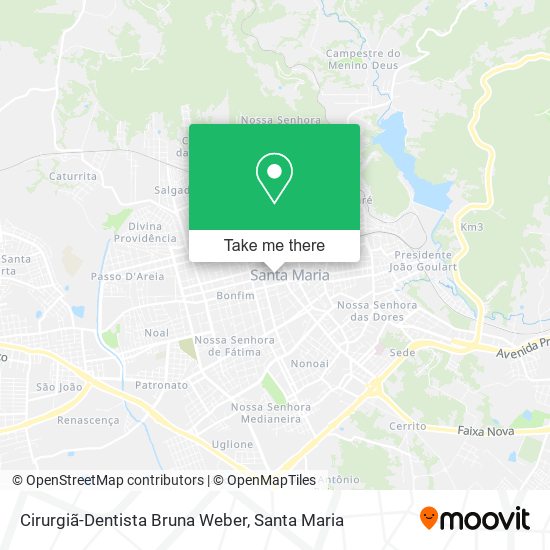 Mapa Cirurgiã-Dentista Bruna Weber