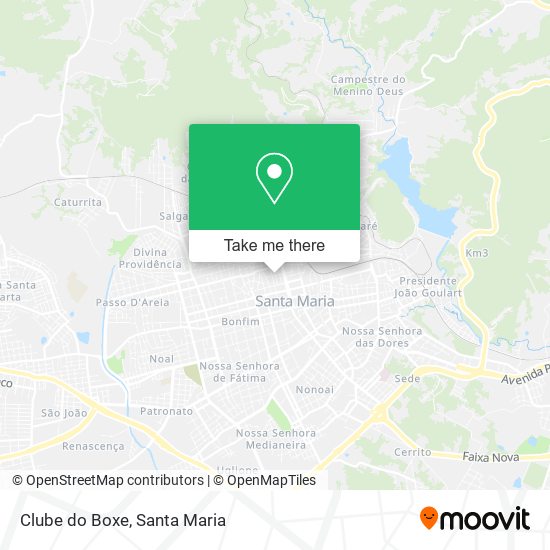 Mapa Clube do Boxe