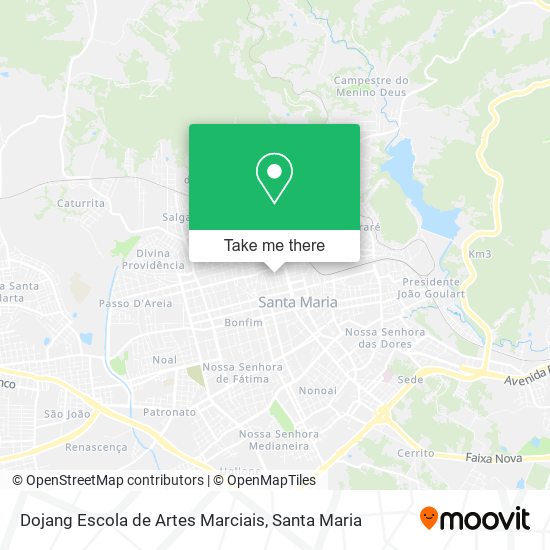 Dojang Escola de Artes Marciais map