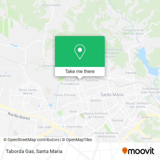 Taborda Gas map