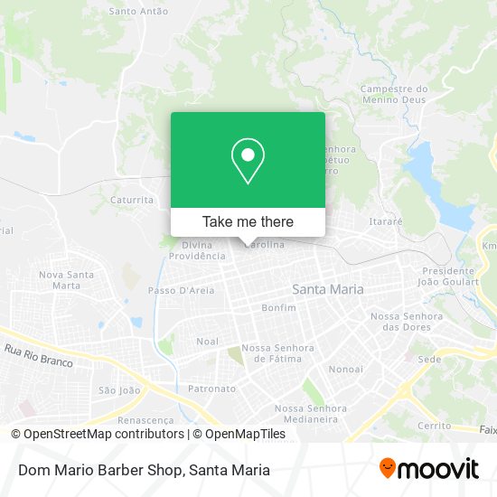 Mapa Dom Mario Barber Shop