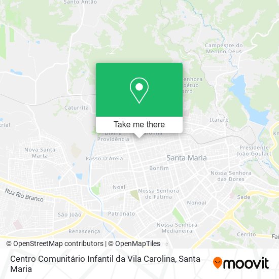 Centro Comunitário Infantil da Vila Carolina map