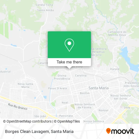 Borges Clean Lavagem map