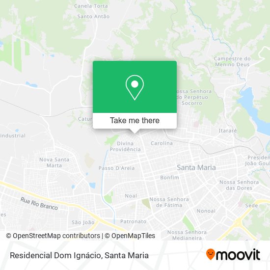 Mapa Residencial Dom Ignácio