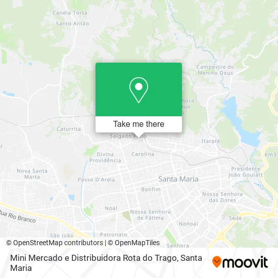 Mini Mercado e Distribuidora Rota do Trago map