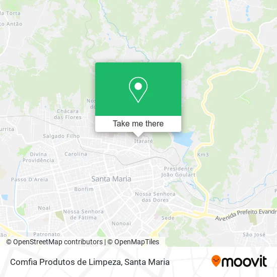 Comfia Produtos de Limpeza map