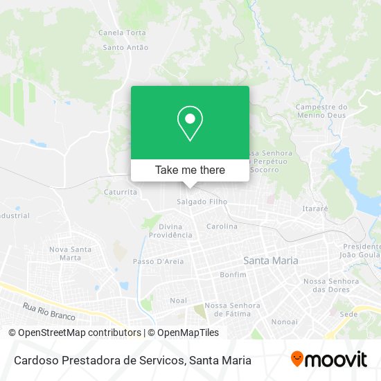 Cardoso Prestadora de Servicos map