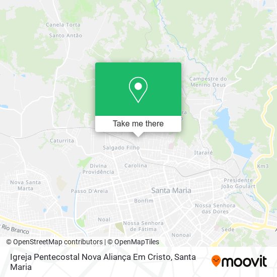 Igreja Pentecostal Nova Aliança Em Cristo map