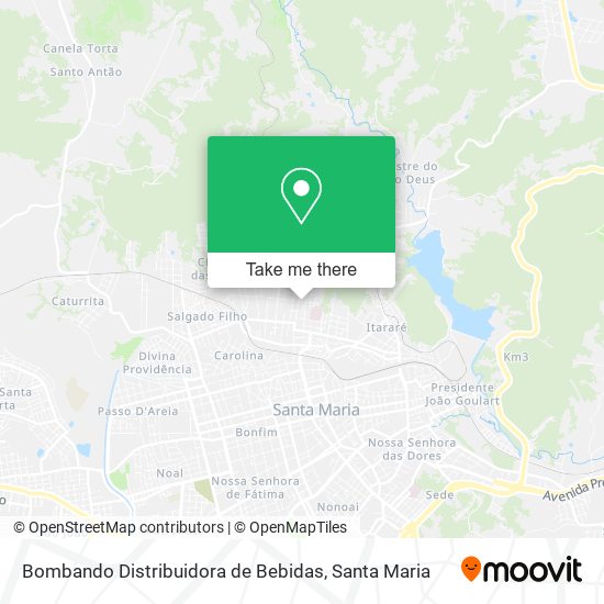 Bombando Distribuidora de Bebidas map