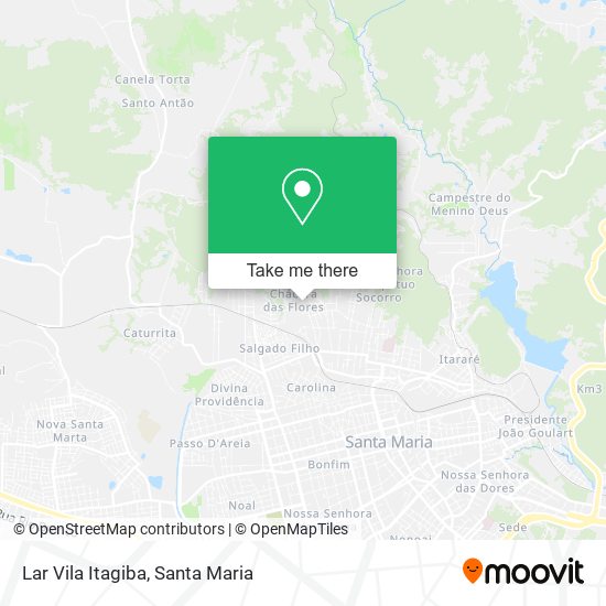 Lar Vila Itagiba map