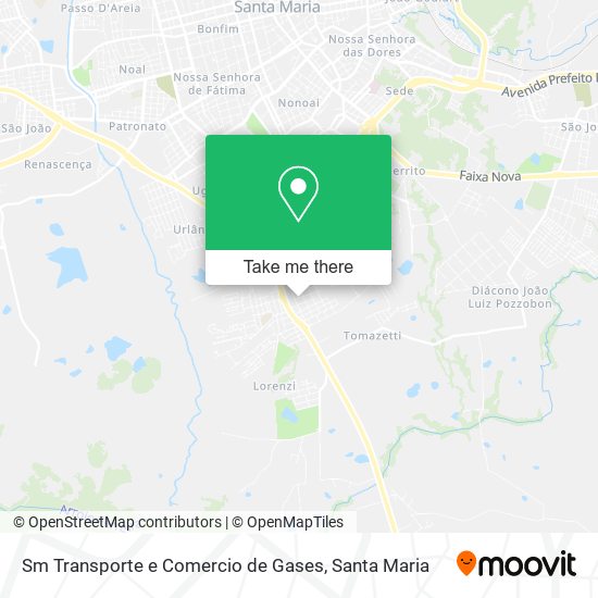 Sm Transporte e Comercio de Gases map