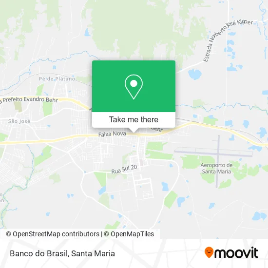 Banco do Brasil map