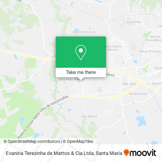 Evaniria Terezinha de Mattos & Cia Ltda map