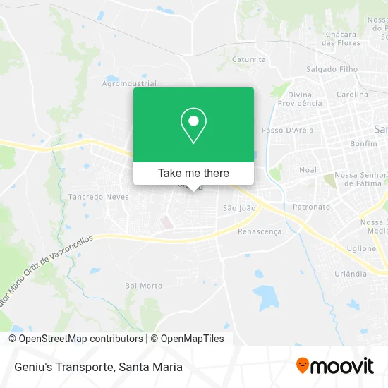 Geniu's Transporte map
