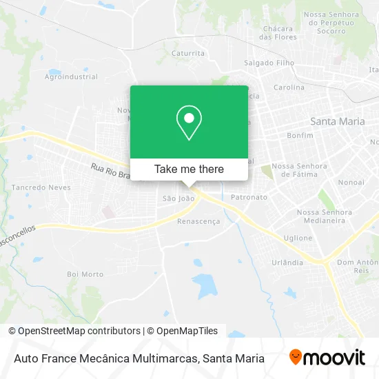 Auto France Mecânica Multimarcas map