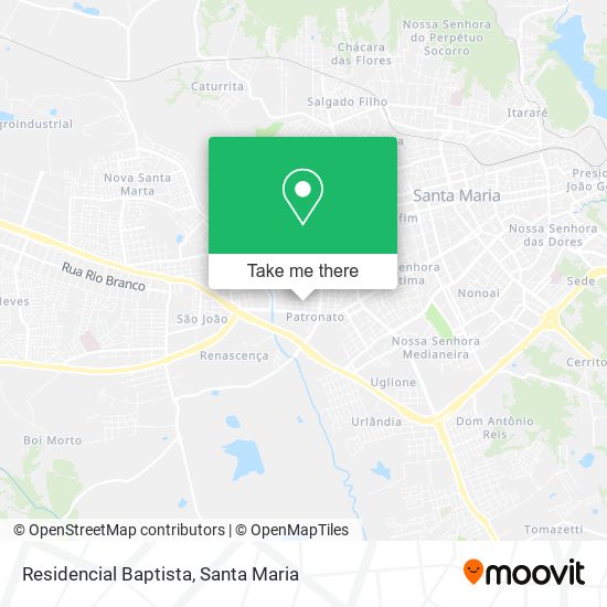 Residencial Baptista map