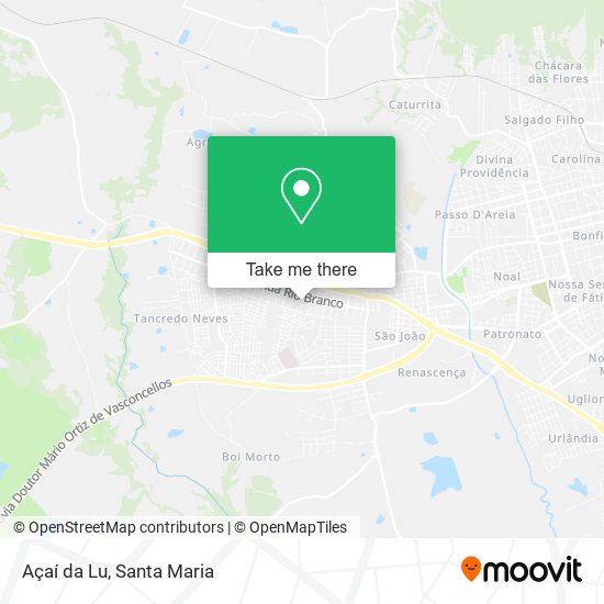 Açaí da Lu map