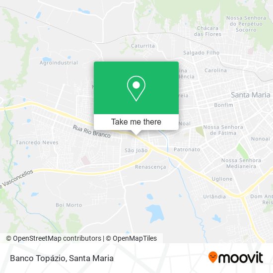 Banco Topázio map