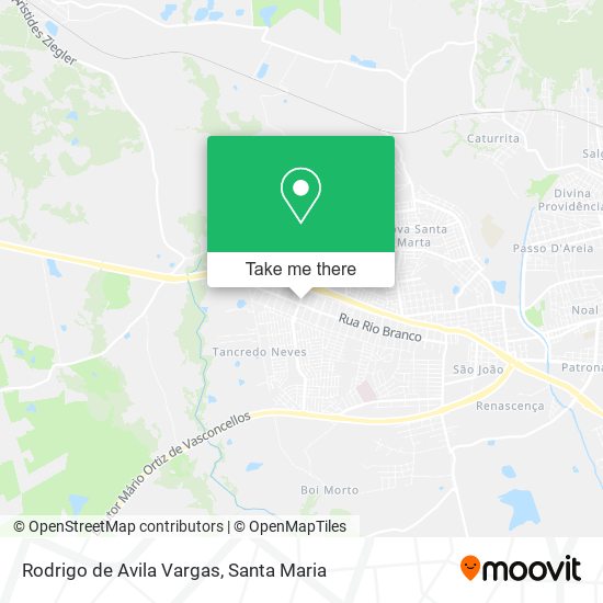 Rodrigo de Avila Vargas map