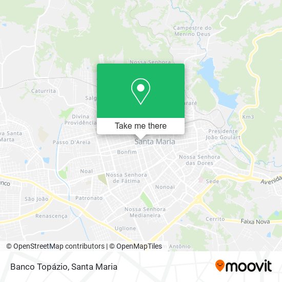 Banco Topázio map