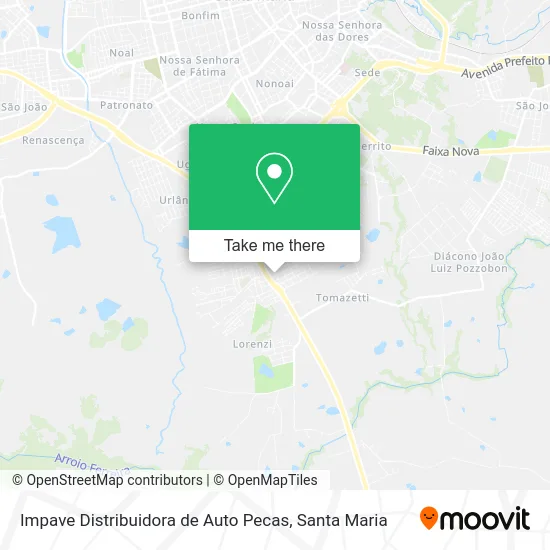 Impave Distribuidora de Auto Pecas map