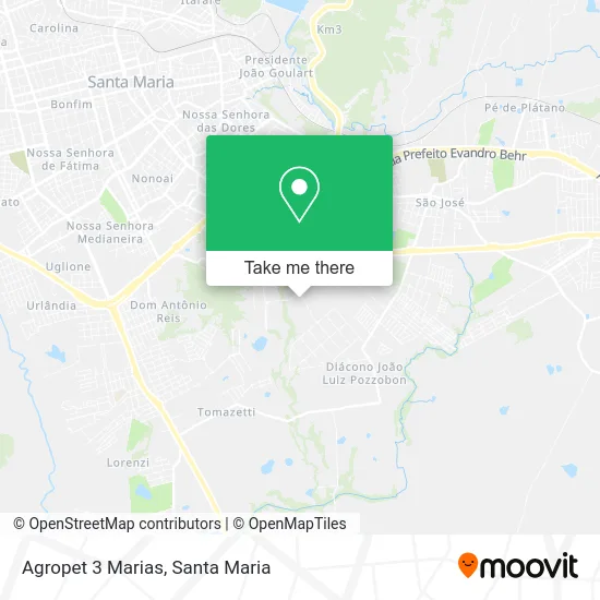 Agropet 3 Marias map