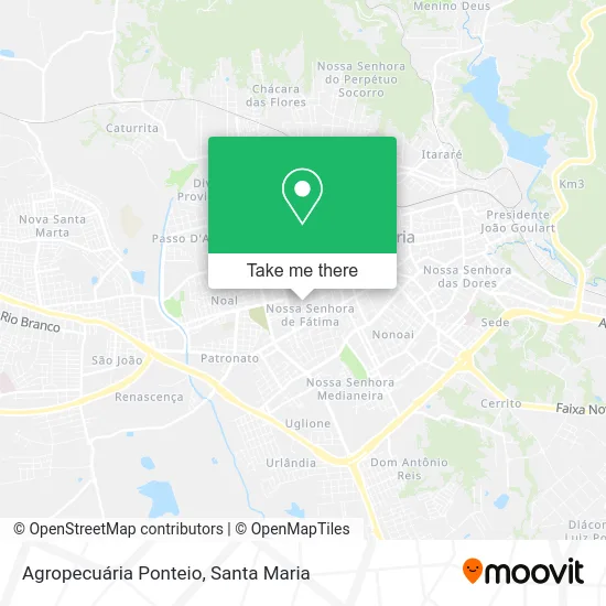 Agropecuária Ponteio map
