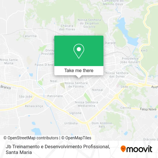 Jb Treinamento e Desenvolvimento Profissional map