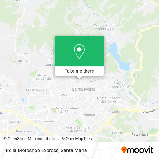 Bella Motoshop Express map