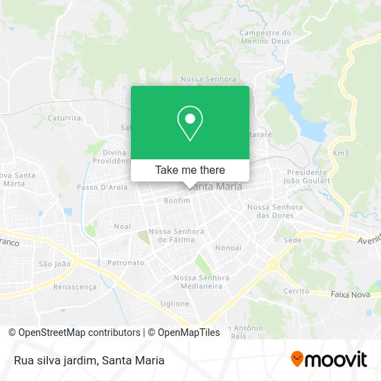 Rua silva jardim map