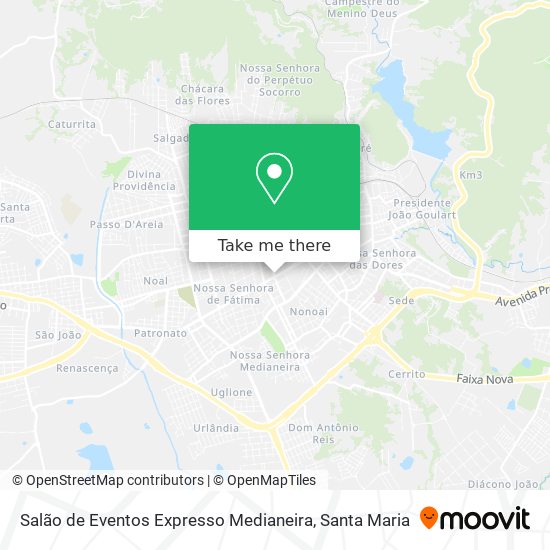 Salão de Eventos Expresso Medianeira map