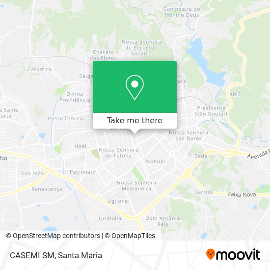 Mapa CASEMI SM