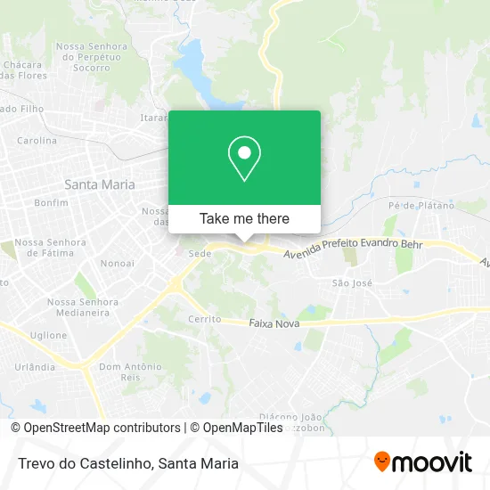 Trevo do Castelinho map